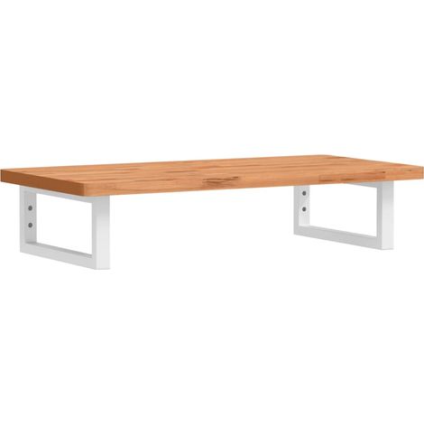 Maison Exclusive - Waschbeckenregal Wandmontage Stahl und Massivh (1/5)