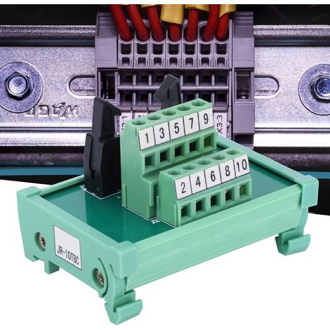 Carte de dérivation PLC IDC-10P, bornier, adaptateur de signal, module adaptateur PLC Moard (1/5)