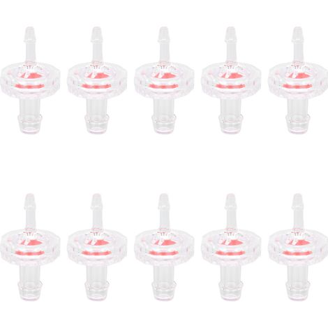 10 pièces clapet antiretour 1 voie PP plastique barbelé arrêt eau diamètre variable membrane 7 à 3 (1/5)
