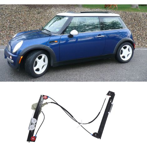 Linker elektrischer Fensterheber, kompatibel mit Mini Cooper 2002-2005 (51337039451) (Referenz: HB-MN451) (übergroß) (1/5)
