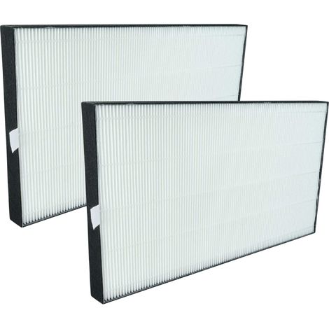 vhbw 2x HEPA Filter kompatibel mit Sharp UA-HD60E-L, KC-D60EU-W, KC-G60EUW Luftreiniger - Ersatz-Filter