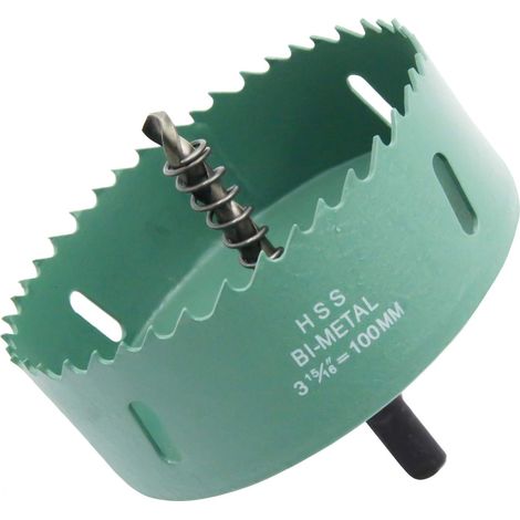 Scie cloche 100mm, mèche LAIWEI pour percer des trous dans le bois, les plaques de plâtre, les profilés en aluminium, le PVC et d'autres matériaux, outils de perçage (1/5)