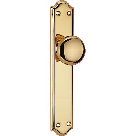 Manillón pomo placa curva zamak dorado brillo 1108 (1/2)
