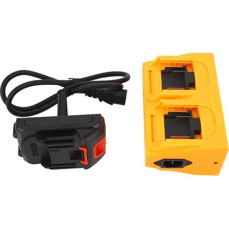 Lot adaptateur convertisseur batterie 21V-198V 2A ABS prise UE outil électrique scie tondeuse lave-auto ventilateur ciseaux Li-ion (1/5)