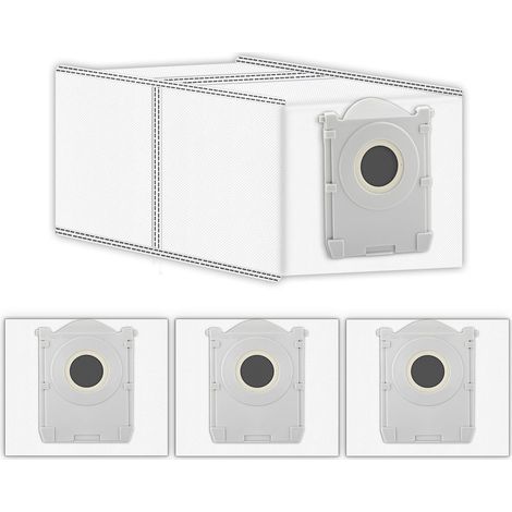 (4 Unidades) X9 Pro Omni Bolsas de Polvo Compatibles con ECOVACS DEEBOT X9 Pro Omni/ T80 Omni/ X8 Pro Omni/ T50 Max Pro Omni/ T50 Pro Omni/ T30C Omni, Kit de Accesorios, Bolsas de Polvo de Repuesto (1/5)