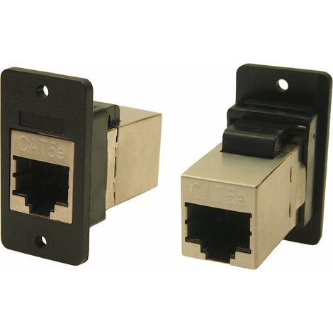 Connecteur RJ45 cat 5e RS PRO Femelle Montage panneau, ports ( Prix pour 1 )