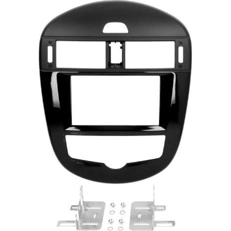 Facade autoradio FA500B compatible avec Nissan Pulsar - Noir