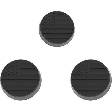Cache-serrures magnétiques pour serrures de porte (3 pièces) pour Wrangler JL JT 2018-2023 et Gladiator JT 2020-2023 (1/4)