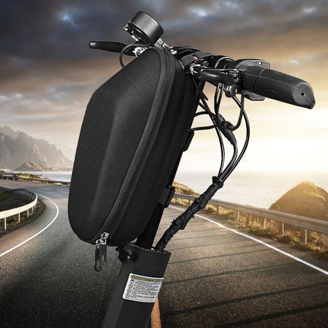 Sac de rangement étanche EVA pour trottinette électrique, avec poignée et coque rigide, housse de protection incluse, noir. (1/5)