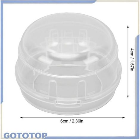 Couvre-boutons de cuisinière Couvercles de sécurité pour boutons de poêle, electromenager induction Transparent 5 pièces (1/4)