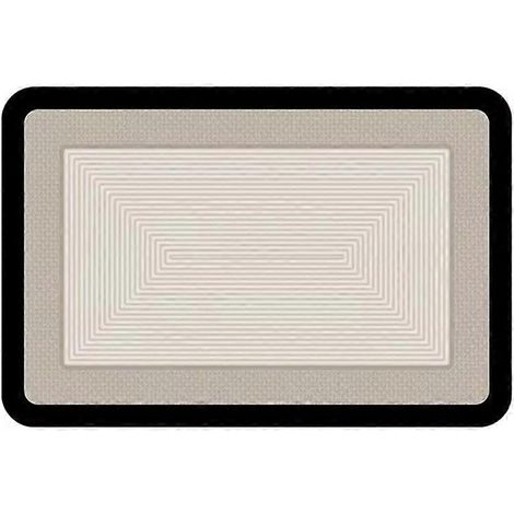 Tapis de bain antidérapant 40 x 60 cm, tapis de toilette, tapis de salle de bain, tapis de bain doux, tapis de douche lavable, décoration intérieure (1/5)