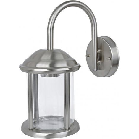 Applique Extérieure Cylindre 60W E27 Inox LODENA