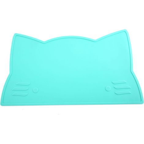 Children's Placemat Silicone Suction Cup Mat Non-Slip Insulation Table Mat (Green) (1/5)