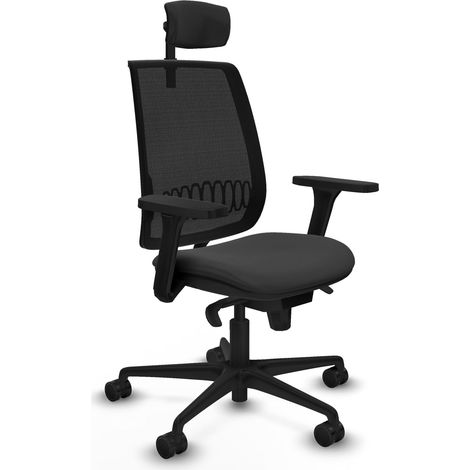 Silla de oficina piqueras y crespo Alares brazos ajustables negra 120 kg (1/2)