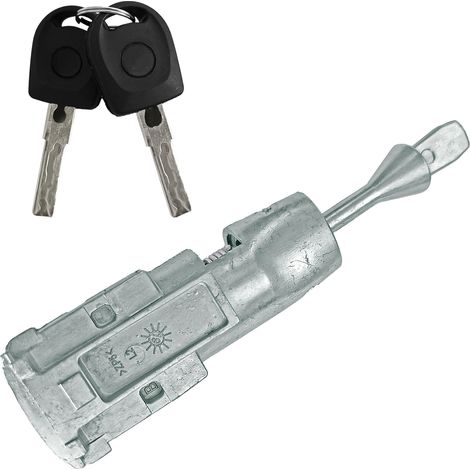Applicable to Volkswagen 13 Sagitar door lock cylinder, new 13 Sagitar left front door lock cylinder with 2 keys 107837167AG (1/4)