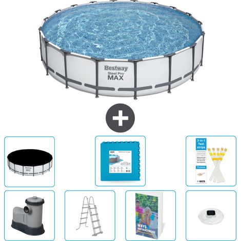 Bestway Bestway Steel Pro MAX Ronde - 549x122 cm - 8-pièces S674 (1/4)