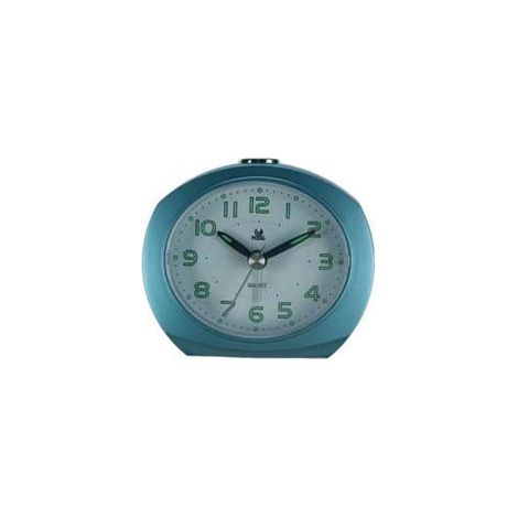 SVEGLIA SHELL BLU 3 FUNZIONI Movimento silenzioso Fronte blu FER 259613