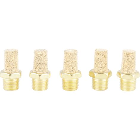 25 Stück/Set Pneumatischer Luftauslass-Schalldämpferfilter Außengewinde G1/8 (1/5)