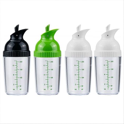 Lot de 4 flacons mélangeurs pour vinaigrette (1/5)
