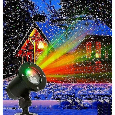 Projecteur LED de Noël pour extérieur, scène de paysage illuminée de Noël (1/5)