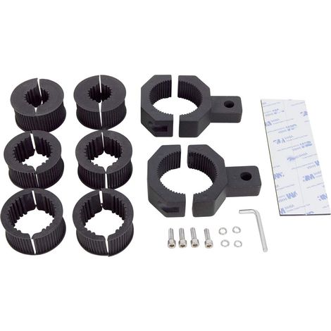 2 pièces support de montage de lumière travail, 1"/ 1,4"/ 1,6"/ 2" aluminium, solide, universelle pince de tube de barre, fixation support barre led, pour off road voiture camion moto ATV 4x4 (1/4)