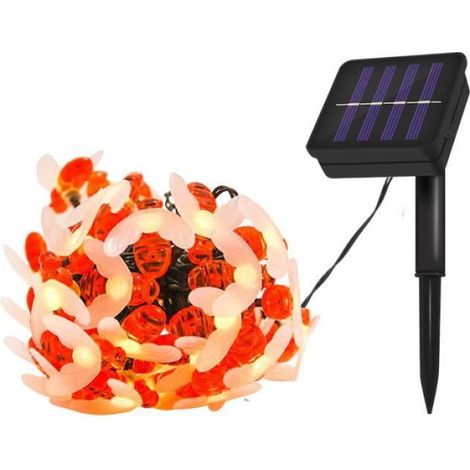 Guirlande Lumineuse - - 5m - 70 LED Solaire - Imperméable - Éclairage Clignotant (1/4)