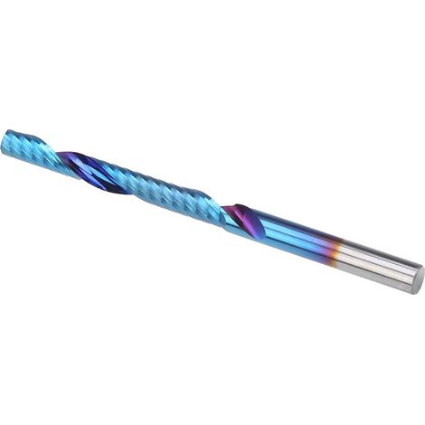 Fraise Hélicoïdale CNC à une Seule Lame, Acier au Tungstène (1/5)
