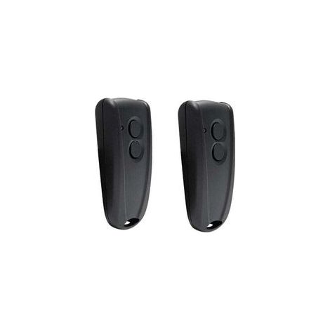 Lot de 2 télécommandes de porte de garage (433 MHz), compatibles avec la télécommande sans fil à 2 boutons pour volet roulant Crezuo RSE2 RSC2 (1/4)