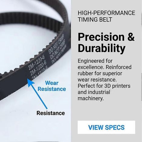 Courroie de distribution à boucle fermée pour axe Z de l'imprimante 3D Anycubic Kobra S1C - Pièces de rechange pour Kobra S1C (1/5)