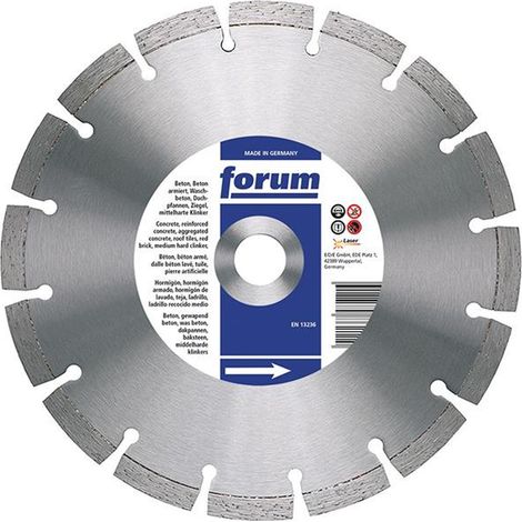 Forum Diamant-Trennscheibe lasergeschweißt 230 x 22,2 x 2,5 mm (1/2)