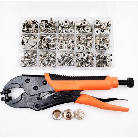 Kit d'outils pour boutons-pression en acier inoxydable, lot de 60 (1/5)