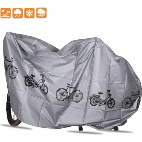 Lona impermeable para garaje de bicicletas, resistente a la intemperie, cubierta protectora para bicicletas, 210 x 100 cm