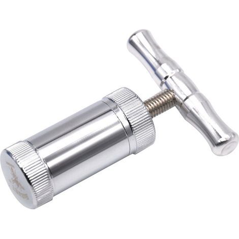 Aluminum metal pollen press