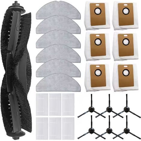 Zubehör kompatibel mit Tapo RV30/RV20 Max Plus Kehrmaschinen – 25-teilig