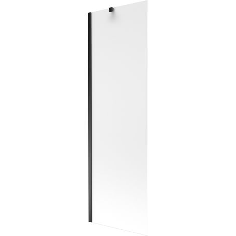 Mexen Next paratia per vasca da bagno a 1 anta 60 x 150 cm, brina, nero - 895-060-000-00-30-70 (1/5)