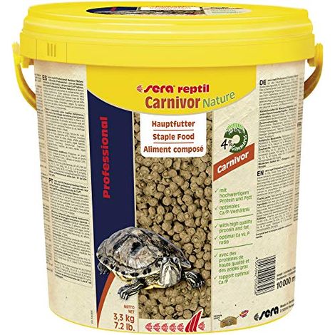 Sera reptil Professional Carnivor 10 l Mangime in Granuli, 3.2 kg (Confezione da 1), 10000 unità (1/4)