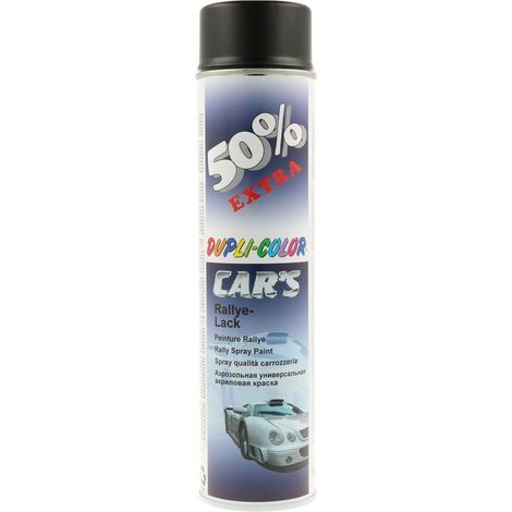 PEINTURE NOIR SATINE  DUPLI CARS 600 ML