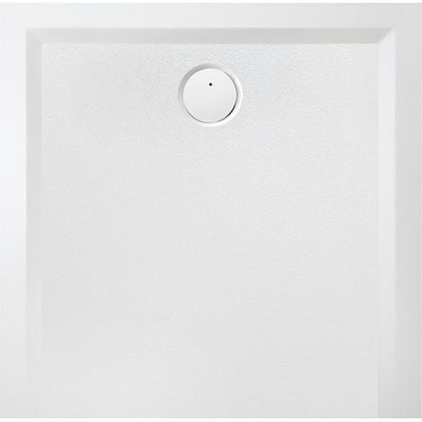 Hoesch Mineralguss-Duschwanne Muna 90x90x3cm, weiß, Solique, Antirutsch