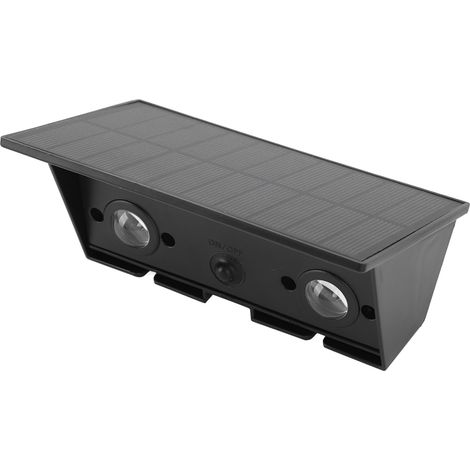 Appliques murales solaires à LED (lumière chaude, éclairage indirect, 4 LED, 1500 mAh, IP54, capteur de luminosité, pour extérieur) avec contrôle intelligent de la lumière et éclairage indirect. Idéal (1/5)