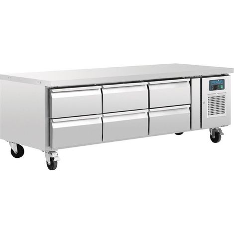 Table Réfrigérée Positive de Soubassement à Roulettes 317 L - Polar (1/5)