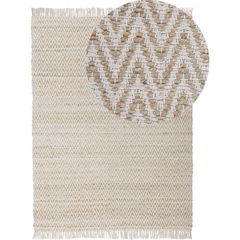 Teppich AFRIN Beige 140 x 200 cm Jute