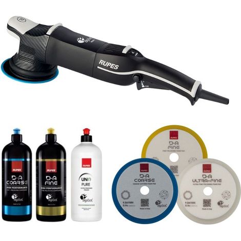 KIT BUSINESS RUPES - LUCIDATRICE LHR15ES + SISTEMA D-A COARSE-FINE-PURE (1/3)