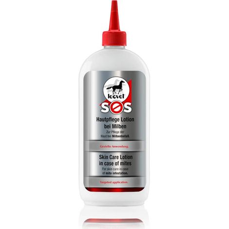 Leovet SOS Lotion de soin pour la peau contre les acariens 500 ml Soins pour chevaux (1/2)