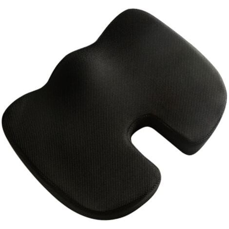 Coussin Chaise, Coussin de Siège, Coussin pour Chaise de Bureau, Coussin en Mousse à Mémoire de Forme, Coussin Antidérapant pour Gaming, Coussin (1/5)