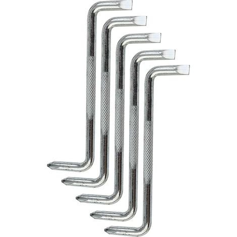 Tournevis déportés à angle droit, 5 pièces, pour électricité (1/5)