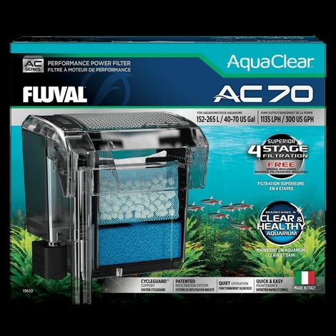 Système de refiltration pour aquarium Fluval Aquaclear Backpack