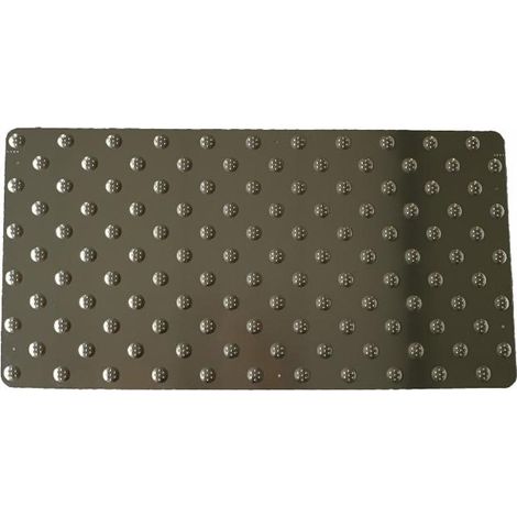 Aufmerksamkeitsstreifen Metall Waccess WATTELEZ 420x825 mm - Aluminium roh - 630155