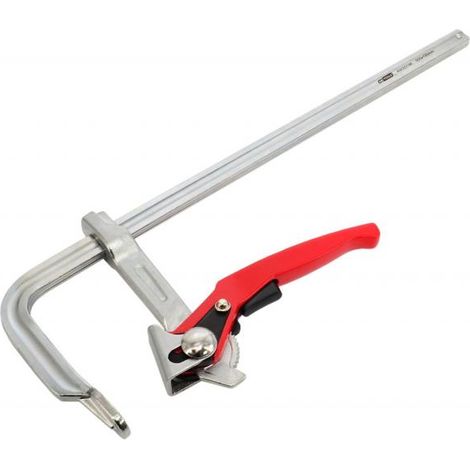 ABRAZADERA DE CARPINTERO AWTOOLS TIPO F CON TRINQUETE 120x500mm (22x10.6)