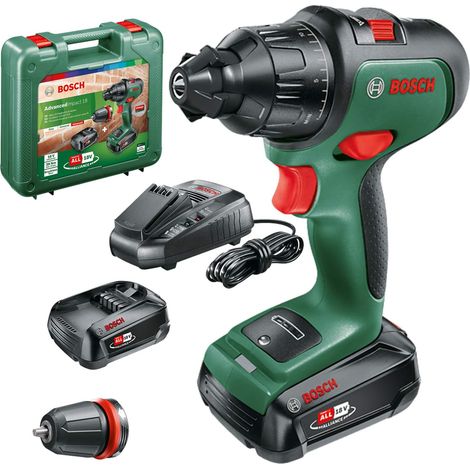 Bosch Akku Schlagbohrschrauber AdvancedImpact 18 (2 Akku, 18 Volt System, BohrØ in Holz 35 mm) (1/5)