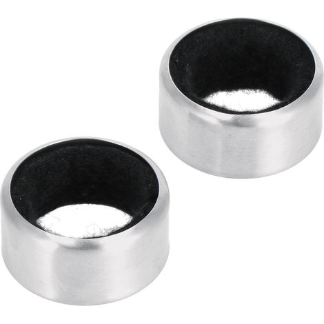 Ad Trend Set 2 Pz Anelli Salvagoccia 4 x 2 Cm Acciaio